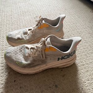 Hoka One One Cream Running Shoes